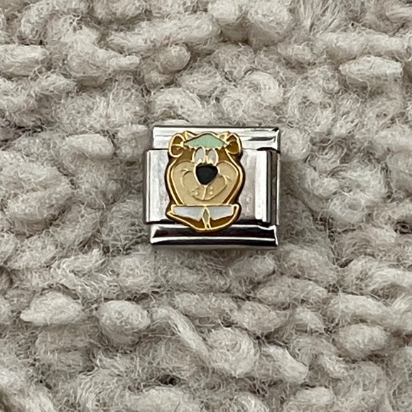 Casa Dor'o Yogi Bear Italian Charm Bracelet - Picture 1 of 2